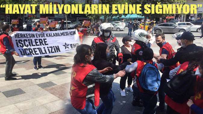 1 MAYIS EYLEMİNDE 11 EHP’Lİ GÖZALTINA ALINDI