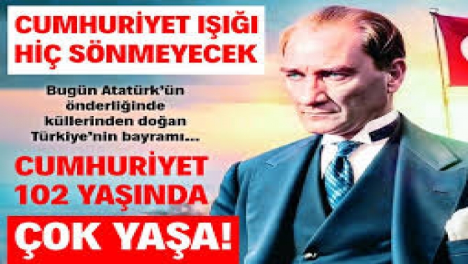 102 yıldır hiç bitmeyen bir bağlılıkla izindeyiz