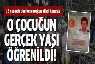 15 yaşında denilen çocuğun ailesine konuştu