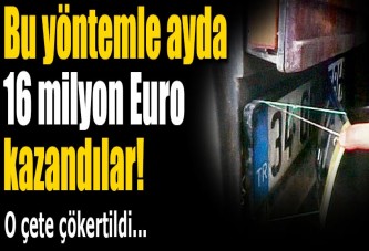 16 milyon euro’luk ‘plaka’ vurgunu!