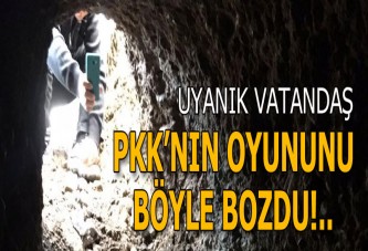 4 metrelik tünel farkedilince korkunç oyun bozuldu