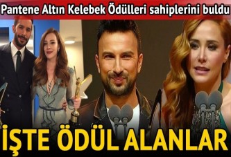 43.Pantene Altın Kelebek Ödülleri sahiplerini buldu