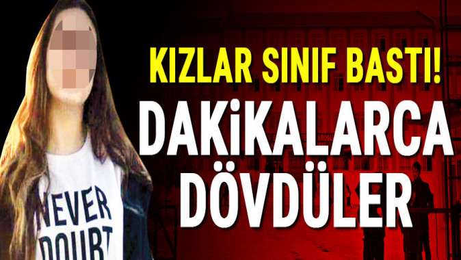 8 öğrenci okul bastı... Sınıfta dakikalarca dövdüler