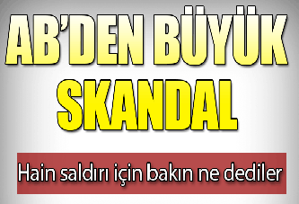 AB terör diyemedi!