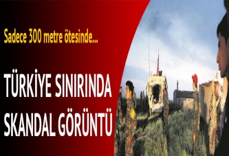 ABD askerleri Türkiye sınırında teröristlerle nöbete başladı
