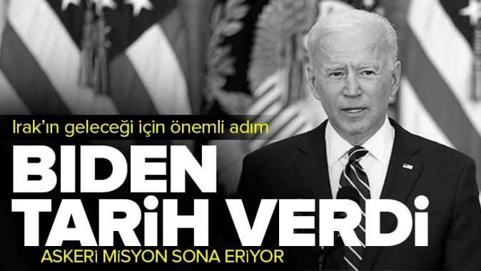 ABD Başkanı Joe Biden açıkladı! Son dakika Irak kararı.