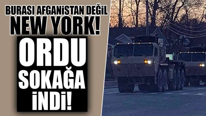 ABD ordusu New York sokaklarında