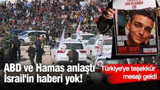 ABD ve Hamas anlaştı, İsrailin haberi yok! Türkiyeye teşekkür mesajı geldi