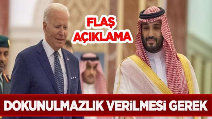 ABDde Biden yönetiminden Suudi Arabistan Veliaht Prensi Selman için dokunulmazlık talebi