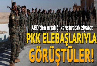 ABD'den ortalığı karıştıracak ziyaret! PKK elebaşlarıyla görüştü!
