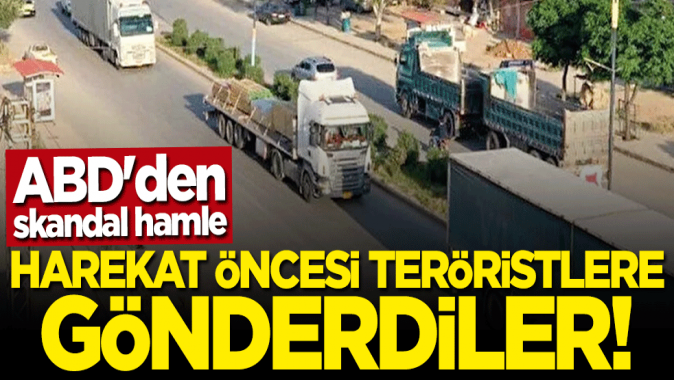 ABDden skandal hamle! Harekat öncesi teröristlere gönderdiler