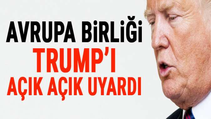 ABden Trumpa uyarı: Hızla yanıt vermeye hazırız