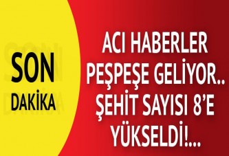 Acı haberler peş peşe geliyor... Şemdinli'de şehit sayısı 8'e yükseldi