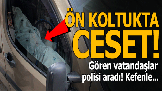 Adanada cesetle yolculuk eden bir kişi polisi alarma geçirdi!