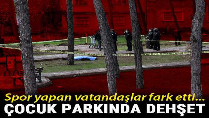 Adanada çocuk parkında korkunç olay.