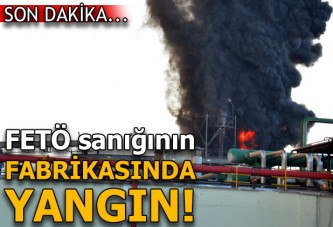 Adana'da yağ fabrikasında yangın