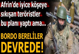 Afrin'de PYD'nin hain planına bordo bereli önlem