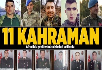 Afrin'de yüreğimize ateş düştü.
