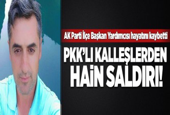 AK Parti İlçe Başkan Yardımcısına silahlı saldırı.