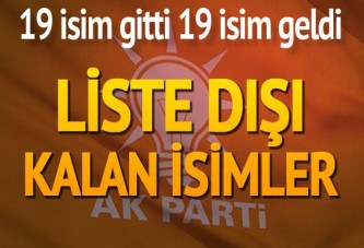 AK Parti MKYK'da 19 isim gitti, 19 isim geldi