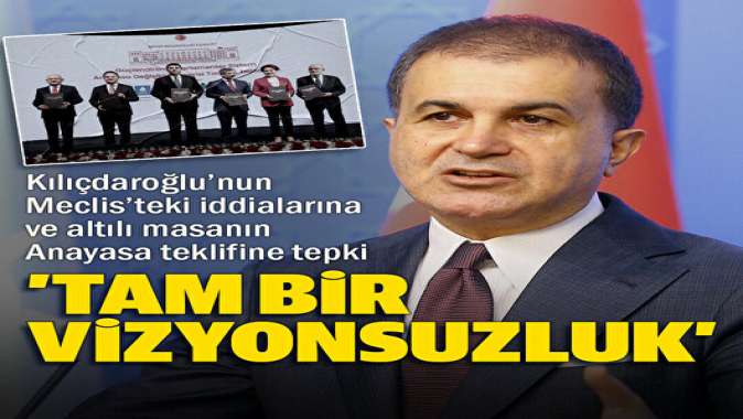 AK Parti Sözcüsü Çelikten Kılıçdaroğlunun Meclisteki iddialarına sert tepki