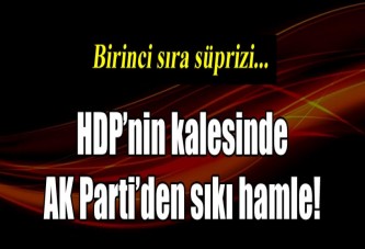 AK Parti'den Diyarbakır'da birinci sıra sürprizi