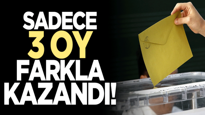 AK Partinin Yusufeli adayı seçimi 3 oy farkla kazandı