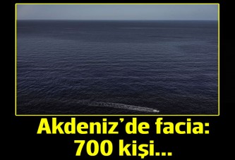 Akdeniz'de yüzlerce göçmeni taşıyan tekne alabora oldu