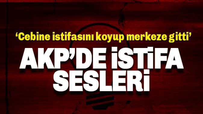 AKP İstanbul İl Merkezinde İSTİFA sloganları