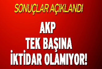 AKP tek başına iktidar olamıyor