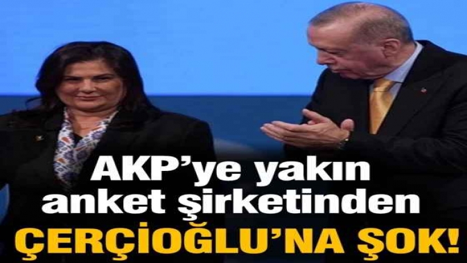 AKP’ye yakın anket şirketinden Çerçioğlu’na şok!