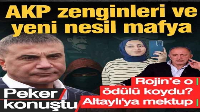 AKP zenginleri ve yeni nesil mafya! Rojin cinayetinde o ödülü koydu? Fatih Altaylı'ya mektup