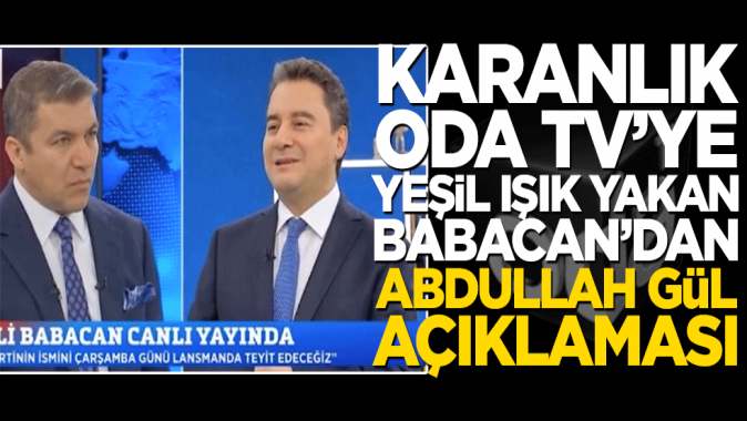 Ali Babacan’dan ‘Erdoğan’ sorusuna yanıt