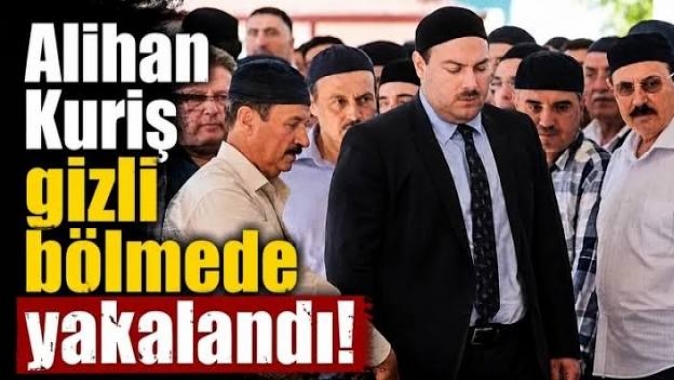 Alihan Kuriş gizli bölmede yakalandı