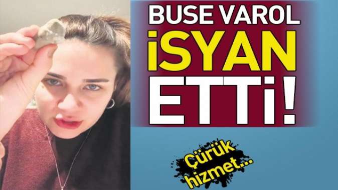 Alişanın eşi Buse Varol sipariş ettiği meyveler çürük gelince isyan etti!.