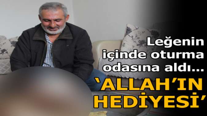 Allahın hediyesi dedi! Evin içerisinde..