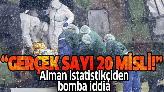 Alman istatistikçi Gerd Antesten flaş iddia: Gerçek sayı 20 misli.