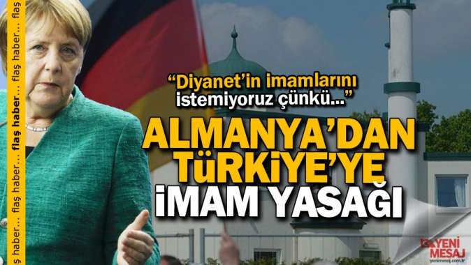 Almanyadan Türkiyeye imam yasağı