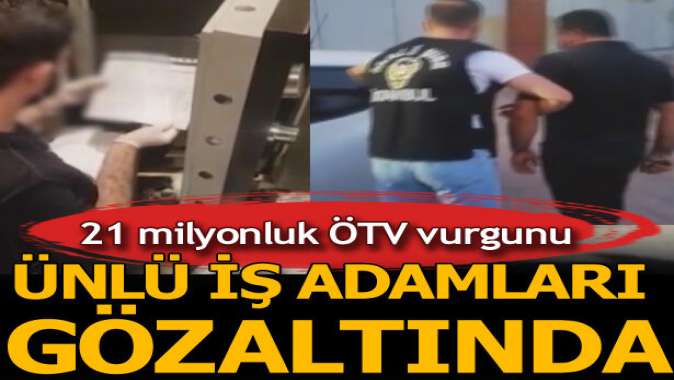 Altınbaş kardeşlere ÖTV dolandırıcılığı gözaltısı