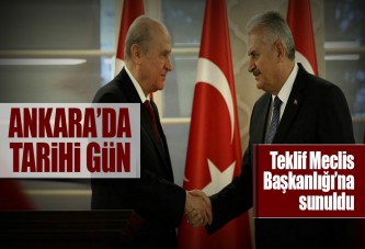 Ankara'da tarihi gün! Yeni anayasa teklifi Meclis Başkanlığı'na sunuldu