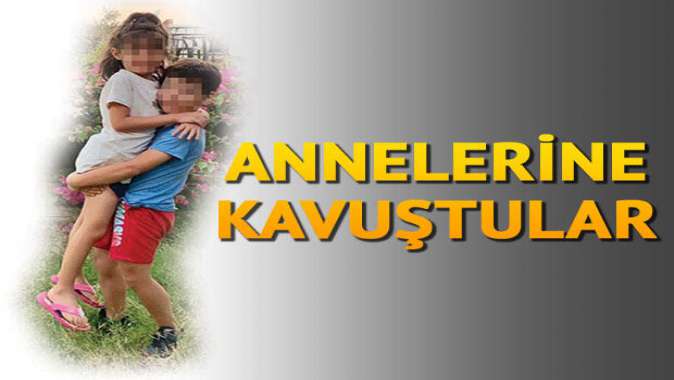 Annelerine kavuştular