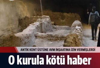 Antik kent üstüne AVM'ye izin veren kurula soruşturma