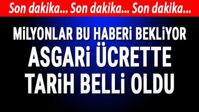 Asgari ücret yarın saat 14:00te belli olacak