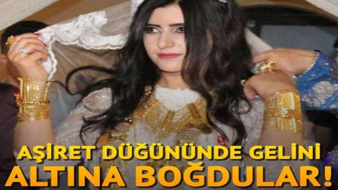 Aşiret düğününde gelini altına boğdular!