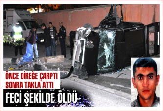 Aşırı hız felaketle sonuçlandı: 1 ölü, 3 yaralı