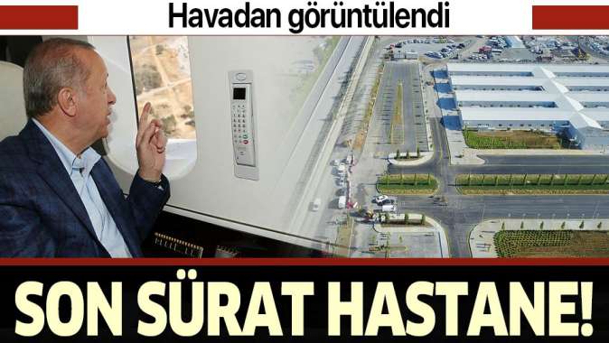 Atatürk Havalimanıdaki hastanenin yol ve otopark bölümlerinin bir bölümü tamamlandı