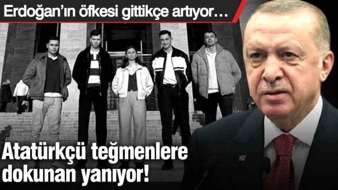 Atatürkçü teğmenlere dokunan yanıyor! Erdoğan’ın öfkesi gittikçe artıyor…