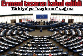 Avrupa Parlamentosu Ermeni tasarısını kabul etti