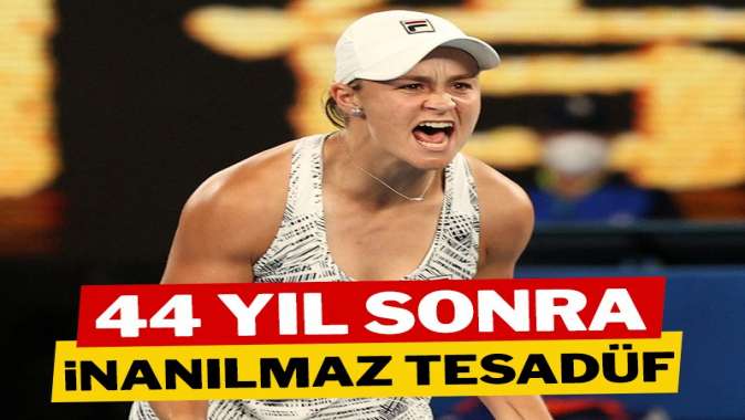 Avustralya Açık’ta şampiyon Ash Barty! 44 yıl sonra inanılmaz tesadüf