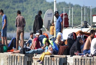 Ayvalık'ta 257 mülteci yakalandı